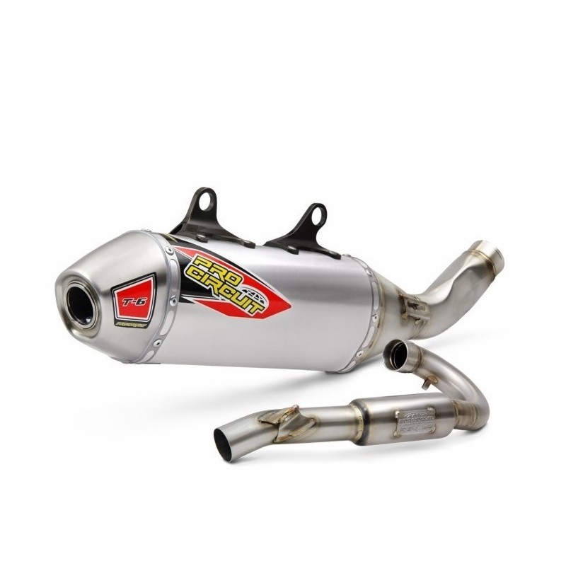 Complete exhaust system PRO CIRCUIT T-6 for HUSQVARNA FC, KTM SXF, XCF 350 from 2019 to 2022 Complete exhaust system PRO CIRCUIT T-6 for HUSQVARNA FC, KTM SXF, XCF 350 from 2019 to 2022