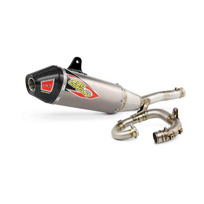 Ligne exhaust complete PRO CIRCUIT T-6 for KAWASAKI KX 250 from 2021 to 2024