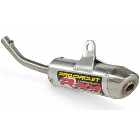 Silencieux d'échappement PRO CIRCUIT R-304 alu brossé pour GAS GAS MC, HUSQVARNA TC, KTM SX 85 de 2016 à 2025