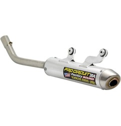 Silencieux d'échappement PRO CIRCUIT 304 alu brossé pour HUSQVARNA TC, TE, KTM SX, XC 250, 300 de 2011 à 2015