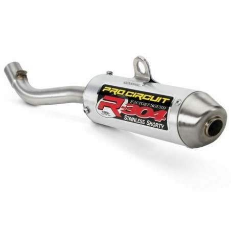 Silenciador de escape PRO CIRCUIT R-304 aluminio cepillado para GAS GAS MC, HUSQVARNA TC, KTM SX 65 de 2016 a 2025