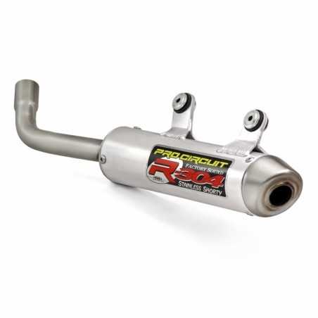 PRO CIRCUIT -Auspuffschalldämpfer aus gebürstetem 304er-Aluminium für HUSQVARNA TC, TE, TX, KTM EXC, SX, XC 250, 300 (Baujahre 2