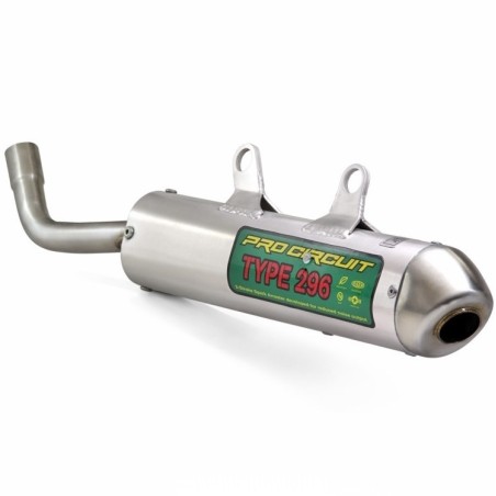 Silencioso de escape PRO CIRCUIT 296 aluminio para HUSQVARNA TC, TE, TX, KTM EXC, SX, XC 250, 300 de 2018 a 2022