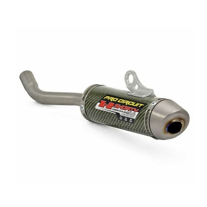 Silencioso de escape PRO CIRCUIT Ti-2 Shorty carbono para YAMAHA YZ 85 de 2019 a 2025 Silencioso de escape PRO CIRCUIT Ti-2 Shorty carbono para YAMAHA YZ 85 de 2019 a 2025