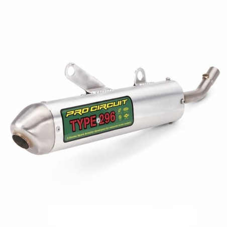 Exhaust silencer PRO CIRCUIT 296 aluminium for KAWASAKI KX 250 from 2003 to 2004