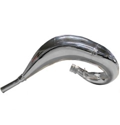 FRESCO Raw chrome-plated steel exhaust system for BETA RR 125 from 2020 to 2025