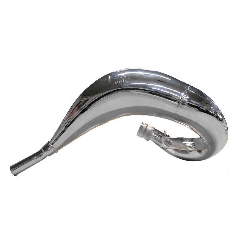 FRESCO Raw chrome-plated steel exhaust system for BETA RR 125 from 2020 to 2025 FRESCO Raw chrome-plated steel exhaust system for BETA RR 125 from 2020 to 2025
