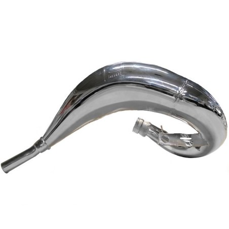 FRESCO Raw chrome-plated steel exhaust system for BETA RR 125 from 2020 to 2025