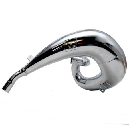 FRESCO Raw chrome-plated steel exhaust system for BETA RR 250, 300 from 2013 to 2025