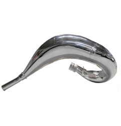 FRESCO Sistema de escape de acero cromado en bruto para FANTIC XE, XX, YAMAHA YZ 125 de 2005 a 2022