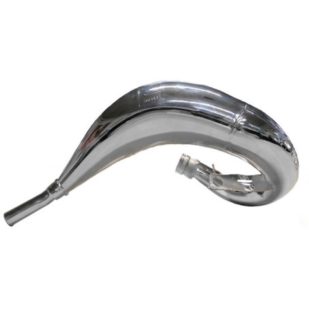 FRESCO Sistema de escape de acero cromado en bruto para FANTIC XE, XX, YAMAHA YZ 125 de 2005 a 2022