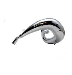 FRESCO Sistema de escape de acero cromado en bruto para FANTIC XX, YAMAHA YZ 250 de 2002 a 2025
