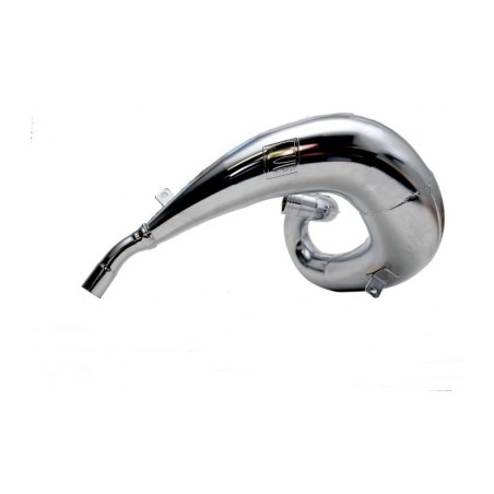 FRESCO Sistema de escape de acero cromado en bruto para FANTIC XX, YAMAHA YZ 250 de 2002 a 2025