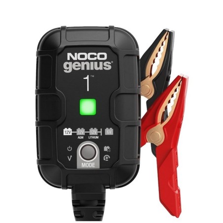 Cargador de batería inteligente NOCO Genius1 6/12V 1A para motos, coches, ...