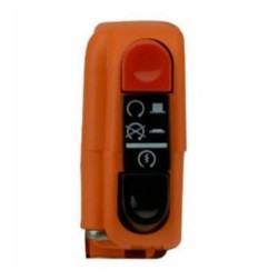 Commodo eléctrico recto naranja Tommaselli con interruptor para HONDA CAMINO, MBS 50 de 1976 a 1991