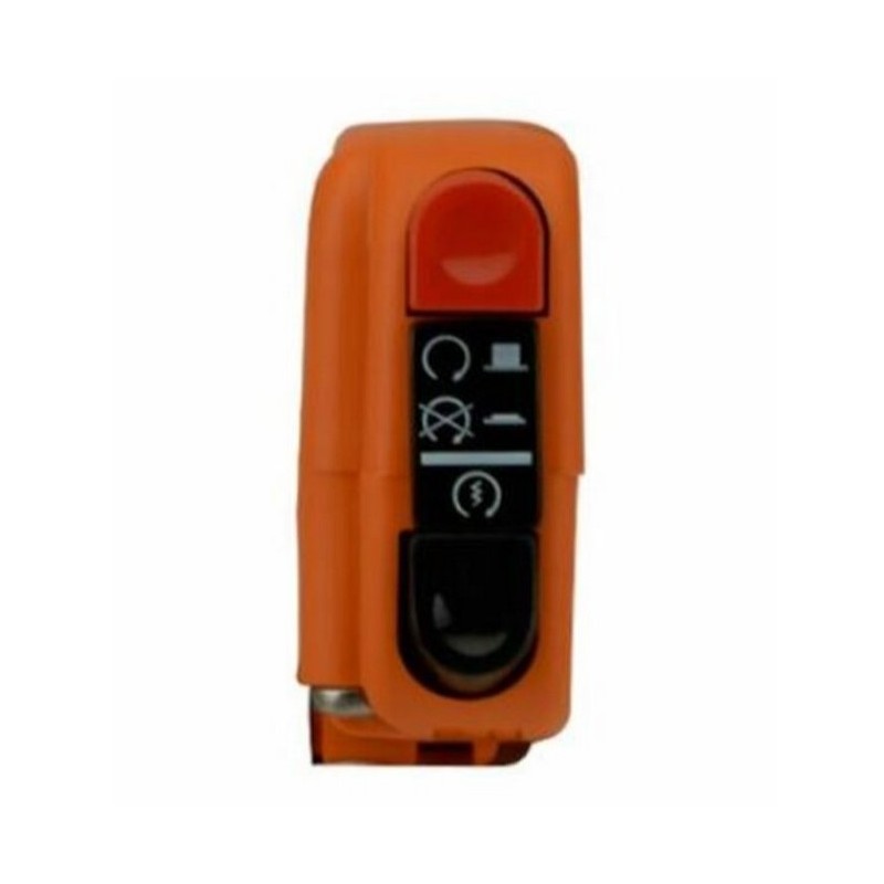Commodo eléctrico recto naranja Tommaselli con interruptor para HONDA CAMINO, MBS 50 de 1976 a 1991 Commodo eléctrico recto naranja Tommaselli con interruptor para HONDA CAMINO, MBS 50 de 1976 a 1991