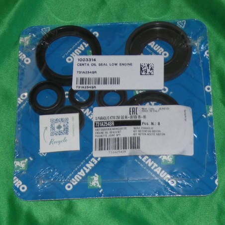 CENTAURO low engine spy gasket for KTM MX, GS 250cc from 1983 to 1989