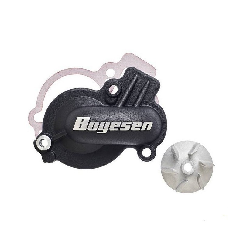 Cuerpo bomba de agua + turbina negro BOYESEN para HONDA CRF 150 R de 2007 a 2025 Cuerpo bomba de agua + turbina negro BOYESEN para HONDA CRF 150 R de 2007 a 2025