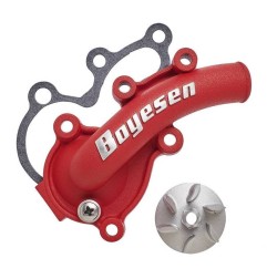 Wasserpumpengehäuse + rote Laufrad BOYESEN für GAS GAS MC, HUSQVARNA TC, TE, TX, KTM SX, XCW, EXC 125, 150 von 2016 bis 2023