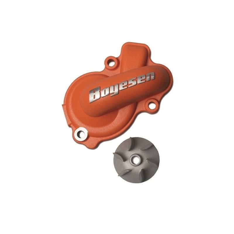 Pompe à eau + helice BOYESEN pour HUSABERG, HUSQVARNA, FE, FC, FS KTM EXCF, SXF de 2014 à 2016