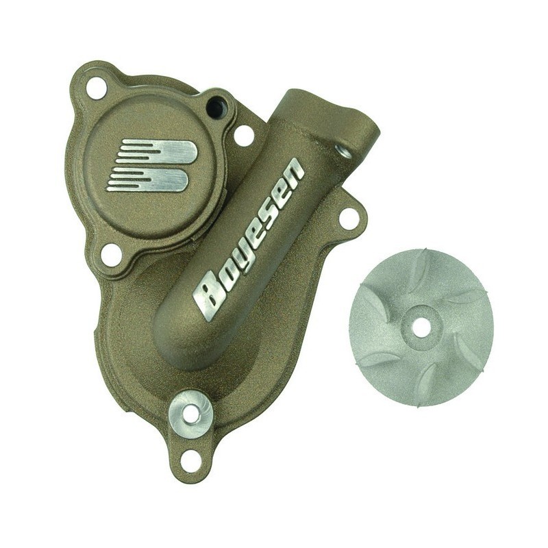 Pompe à eau + helice BOYESEN pour HUSABERG, HUSQVARNA, FE, FC, FS KTM EXCF, SXF de 2014 à 2016