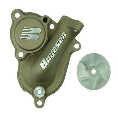 Pompe à eau + helice BOYESEN pour HUSABERG, HUSQVARNA, FE, FC, FS KTM EXCF, SXF de 2014 à 2016