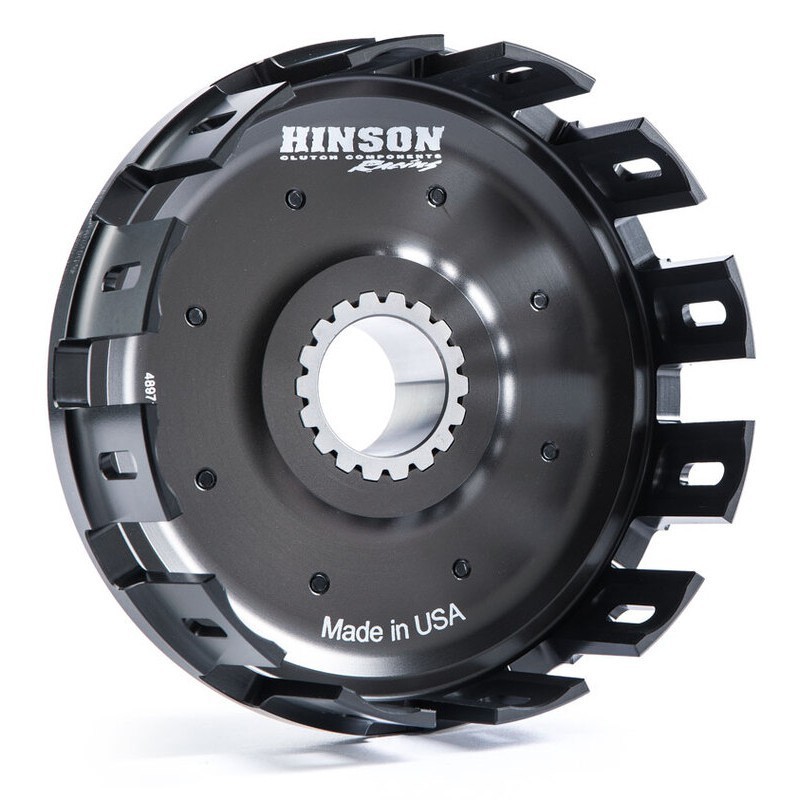 Cloche d'embrayage en aluminium HINSON pour FANTIC XEF, XXF, YAMAHA WRF, YZF 250 de 2019 à 2025 Cloche d'embrayage en aluminium HINSON pour FANTIC XEF, XXF, YAMAHA WRF, YZF 250 de 2019 à 2025
