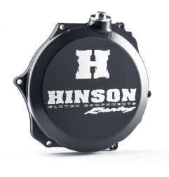 Schwarzer Kupplungsgehäusedeckel „ HINSON “ von Billetproof für GAS GAS, HUSQVARNA TE, KTM SX, XCW, XC, EXC 125, 150 der Modellj