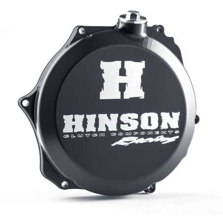 Schwarzer Kupplungsgehäusedeckel HINSON von Billetproof für GAS GAS, HUSQVARNA TE, KTM SX, XCW, XC, EXC 125, 150 der Modellj