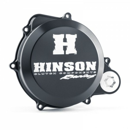 Couvercle de carter embrayage noir HINSON pour HM CREF, CRE, MOTARD, HONDA CRF 250 de 2004 à 2017