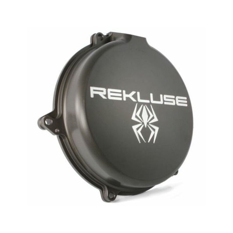 REKLUSE black aluminium clutch cover for BETA RR, RX, XTRAINER 250, 300 from 2018 to 2024 REKLUSE black aluminium clutch cover for BETA RR, RX, XTRAINER 250, 300 from 2018 to 2024