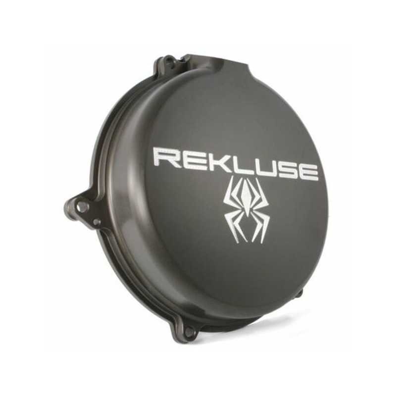 REKLUSE-Kupplungsgehäusedeckel aus schwarzem Aluminium für BETA RR 350, 390, 400, 430, 450, 480, 498, 520 der Baujahre 2009 bis