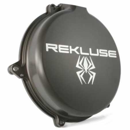 REKLUSE-Kupplungsgehäusedeckel aus schwarzem Aluminium für BETA RR 350, 390, 400, 430, 450, 480, 498, 520 der Baujahre 2009 bis
