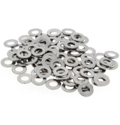BIHR aluminium washers dimenions 6x12x1mm bag of 100 pieces