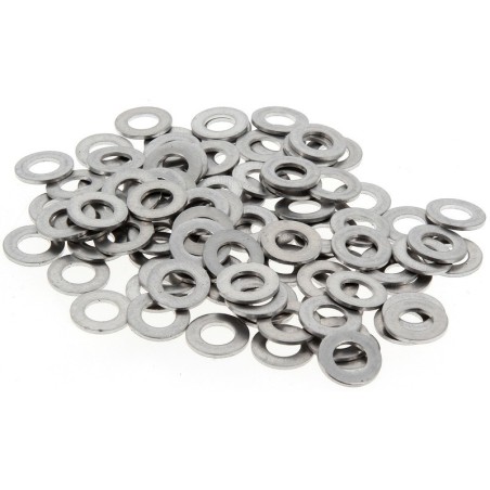 BIHR aluminium washers dimenions 6x12x1mm bag of 100 pieces