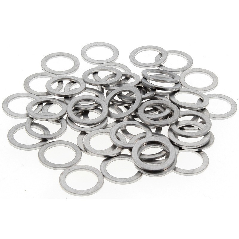 BIHR aluminum washers size 14x20x1.5 mm bag of 50 pieces