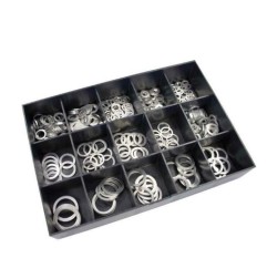 BIHR aluminum washers 400-piece set