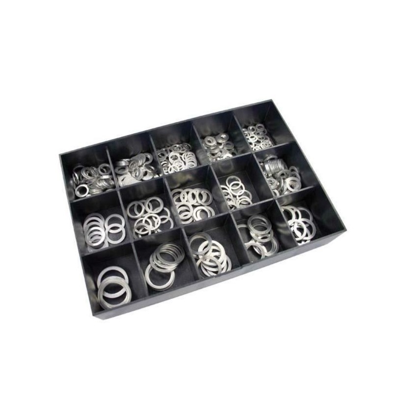 BIHR aluminum washers 400-piece set