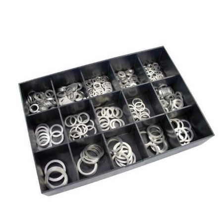 BIHR aluminum washers 400-piece set