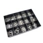BIHR aluminum washers 400-piece set