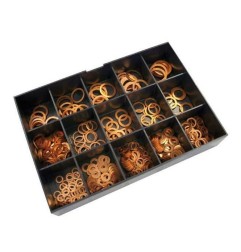 BIHR copper washers 400-piece set