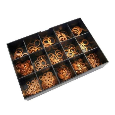 BIHR copper washers 400-piece set