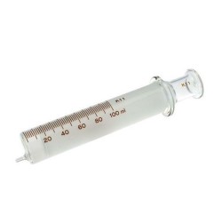 KYB 100 ml glass syringe