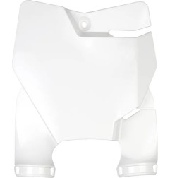 Placa con el número de la pista y protectores de horquilla « UFO » para KTM SX 65, SX 85 y SX 85 de 2016 a 2025 - Ref. KT05000#