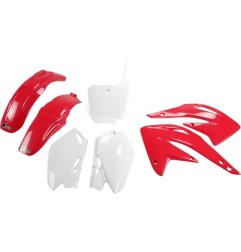 Kit plastique complet de rechange UFO pour HONDA CR 85 R, CR 85 RB de 2003 à 2008