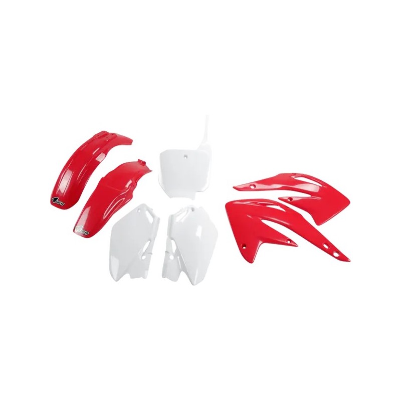 Kit plastique complet de rechange UFO pour HONDA CR 85 R, CR 85 RB de 2003 à 2008