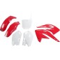 Kit plastique complet de rechange UFO pour HONDA CR 85 R, CR 85 RB de 2003 à 2008