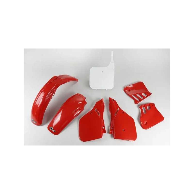 Kit plastique UFO for HONDA CR 125 R from 1987 to 1988 Kit plastique UFO for HONDA CR 125 R from 1987 to 1988