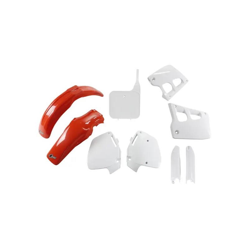 Kit carrosserie plastique de rechange UFO pour MotoCross HONDA CR 125 R 1991 à 1992