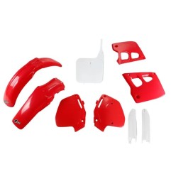 Kit carrosserie plastique de rechange UFO pour MotoCross HONDA CR 125 R 1991 à 1992